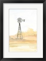 Windmill Landscape III Fine Art Print