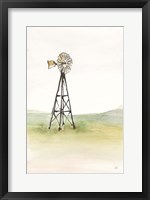 Windmill Landscape I Fine Art Print