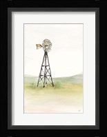Windmill Landscape I Fine Art Print