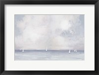 Dark Morning Sail Framed Print