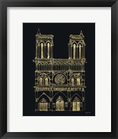 Notre Dame Sketch Framed Print