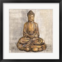Bronze Buddha Framed Print