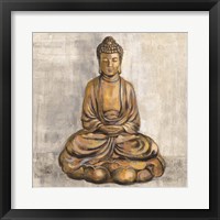 Bronze Buddha Framed Print
