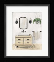Attic Bathroom I Blonde Crop Fine Art Print