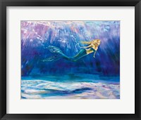 Out for a Swim Framed Print