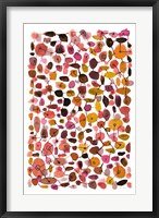 Mid Century III Plum Vertical Fine Art Print