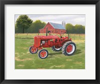 Vintage Tractor Framed Print