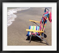 Colorful Beach Chair Fine Art Print