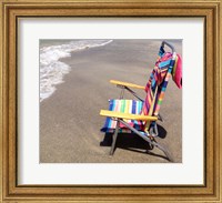 Colorful Beach Chair Fine Art Print