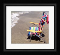 Colorful Beach Chair Fine Art Print