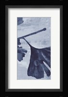 Ginkgo Branch in Blue III Fine Art Print