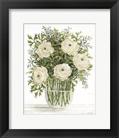 Ranunculus on White Fine Art Print