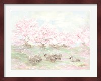 Sheep in Spring Fine Art Print
