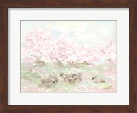 Sheep in Spring Fine Art Print