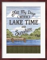 Filly My Days with Lake Time Fine Art Print