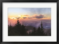 Foggy Mountain Sunrise Fine Art Print