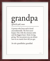 Grandpa Definition 1 Fine Art Print