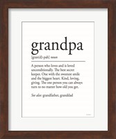 Grandpa Definition 1 Fine Art Print