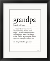 Grandpa Definition 1 Fine Art Print