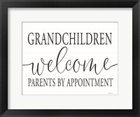 Grandchildren Welcome Fine Art Print