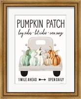 Pumpkin Patch Ahead Fine Art Print