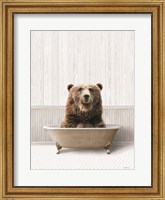 Bath Time Bear Fine Art Print