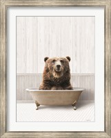 Bath Time Bear Fine Art Print