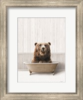 Bath Time Bear Fine Art Print