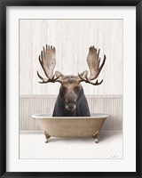 Bath Time Moose Fine Art Print