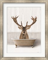 Bath Time Deer Fine Art Print