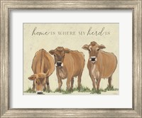 Home is Where my Herd Is Fine Art Print
