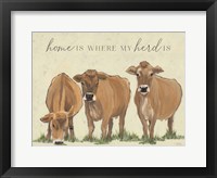 Home is Where my Herd Is Fine Art Print