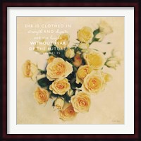 She is Clothed in Strength Fine Art Print