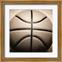 Vintage Basketball Fine Art Print