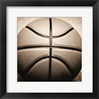 Vintage Basketball Fine Art Print