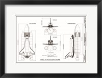Discovery Full Stack Elevations Framed Print