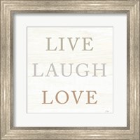 Live, Laugh, Love Fine Art Print