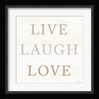 Live, Laugh, Love Fine Art Print