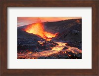 La Fournaise Volcano Fine Art Print