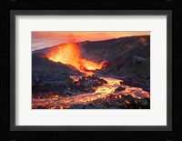 La Fournaise Volcano Fine Art Print