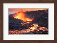 La Fournaise Volcano Fine Art Print