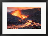 La Fournaise Volcano Fine Art Print