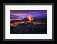 Fire at Blue Hour! Fine Art Print