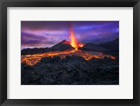 Fire at Blue Hour! Fine Art Print