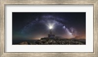 Lighthouse and Milky Way Fine Art Print