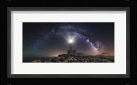 Lighthouse and Milky Way Fine Art Print