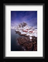 Red Cabins Fine Art Print