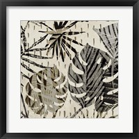 Grey Palms II Framed Print