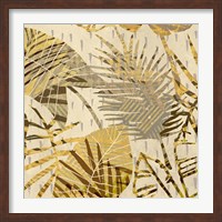 Palm Festoon Gold I Fine Art Print