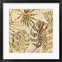Palm Festoon Gold II Framed Print
